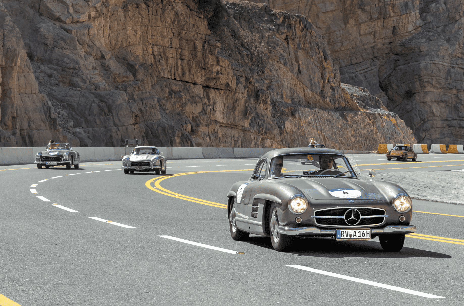 1000 Miglia Experience, UAE, classic, vintage cars, MercedesBenz 300